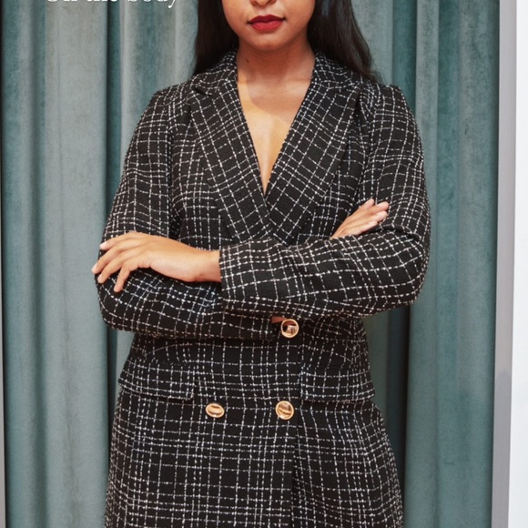 Tweed Blazer Dress - Picture 2 of 3